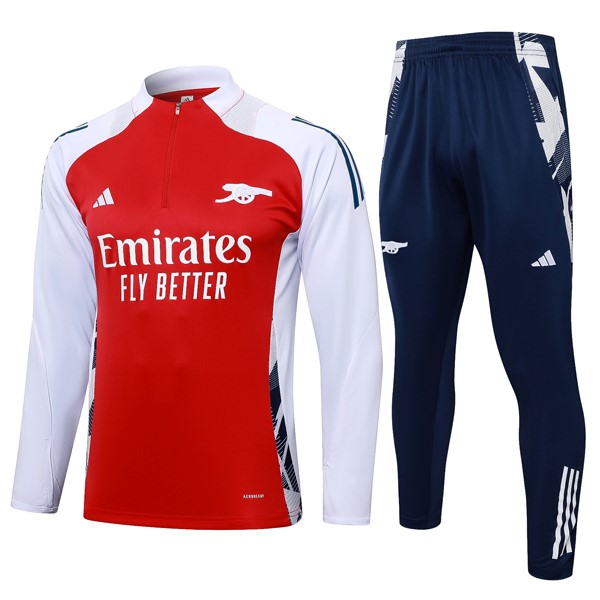 Sudadera De Training Arsenal 2024-25 Rojo Blanco 3